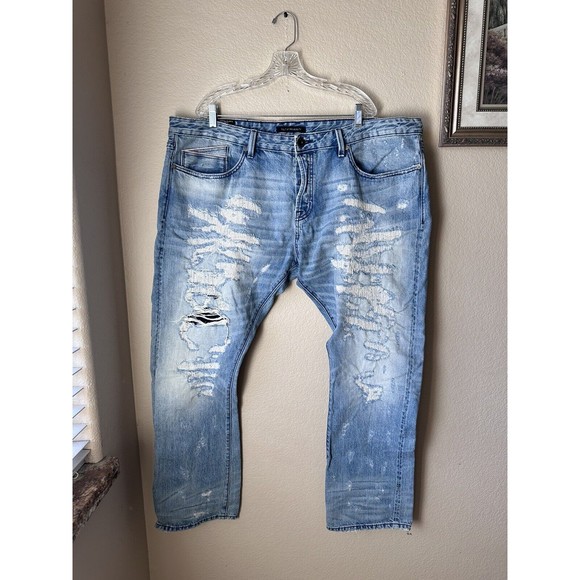 Cult of Individuality Rebel Straight Jeans Men’s 44x34 Japanese Denim - Picture 1 of 13